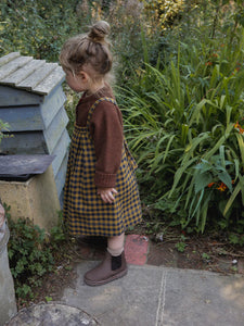 Blueberry Gingham Tribe Skirt