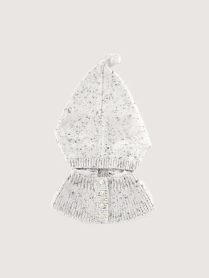 balaclava . snowdrop tweed