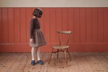 画像をギャラリービューアに読み込む, Organic Pointelle T-shirt Nutmeg Stripe
