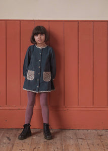 【ラスト1点】Jules Dress Velvet in Juniper