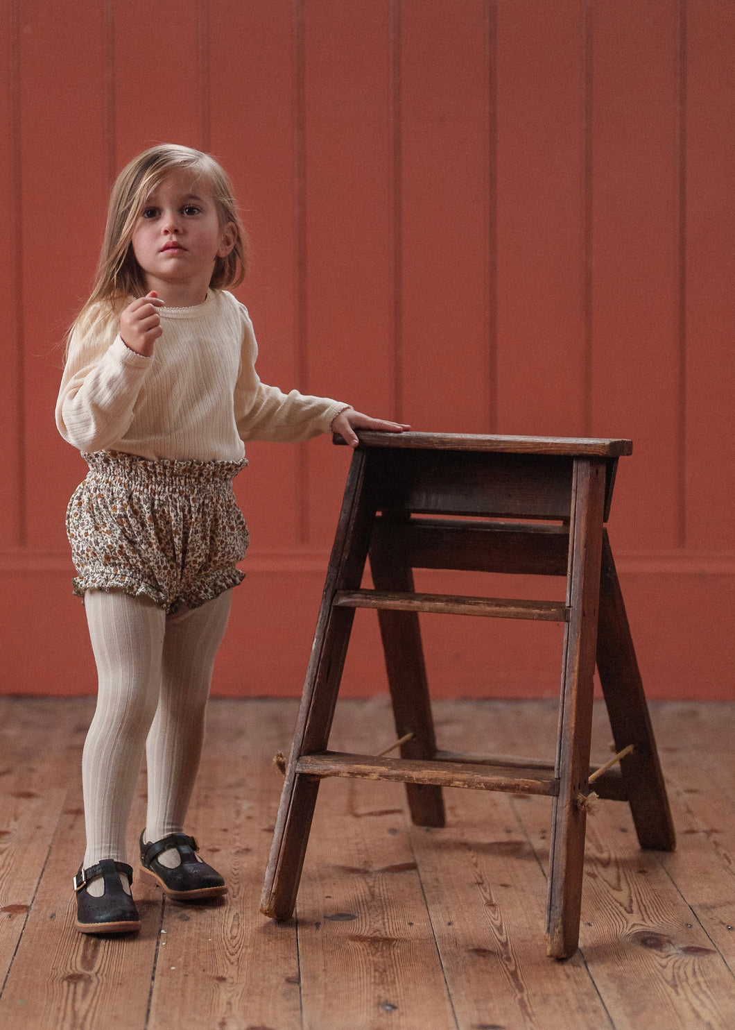 Organic Pointelle Didi Bloomers Prairie Floral