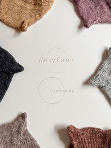 【Bambolina × Melty Colors】 Merino Tweed kitty - Mulberry