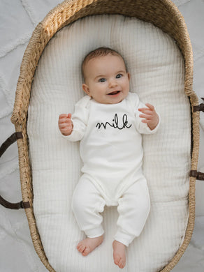 Natural Milk Playsuit