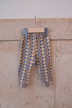 画像をギャラリービューアに読み込む, geometric pattern pants / grey
