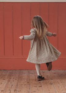 【ラスト1点】Organic Pointelle Maya Dress Prairie Floral
