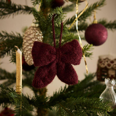 【予約】Little Bow ornament - Grape