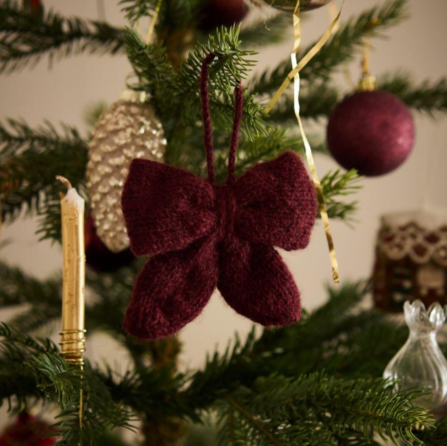 【予約】Little Bow ornament - Grape