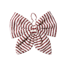 画像をギャラリービューアに読み込む, 【予約】Big Christmas bow - Stripe Red