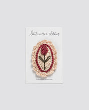画像をギャラリービューアに読み込む, Crochet Hair Clip Tulip - Pink