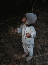 画像をギャラリービューアに読み込む, Fog Blue Dots Sweatpants
