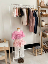 画像をギャラリービューアに読み込む, lace fabric apron / baby pink