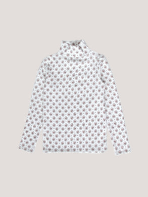 pima snap turtleneck . cameo