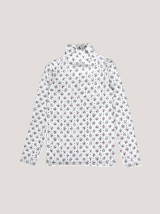 pima snap turtleneck . cameo