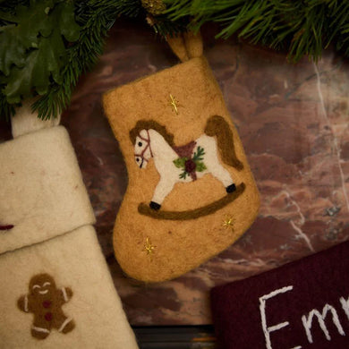Mini Stocking Rocking Horse