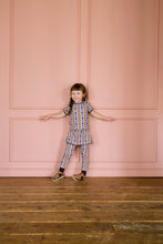 画像をギャラリービューアに読み込む, 〚Coming soon〛retro stripe skirted leggings / cream