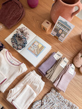 画像をギャラリービューアに読み込む, Hélène - Ribbed Merino Wool Legwarmers - Vieux Rose