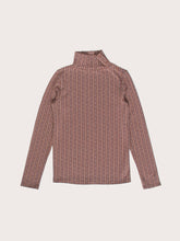 画像をギャラリービューアに読み込む, pima snap turtleneck . wallpaper lace floral