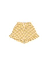 画像をギャラリービューアに読み込む, Honeycomb Gingham Frill Shorts