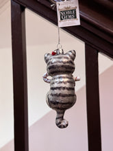 画像をギャラリービューアに読み込む, Cat With Candy Cane Ornaments / Grey