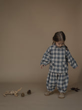 画像をギャラリービューアに読み込む, 【ラスト1点】Fog Blue Gingham Lodge Shirt