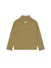 画像をギャラリービューアに読み込む, Chicory Stripes Turtle Neck T-Shirt