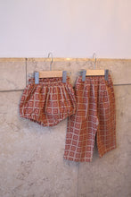画像をギャラリービューアに読み込む, retro pattern corduroy bloomers / bordeaux