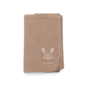Ploekie Muslin Blanket XL | Fluffy Bunny