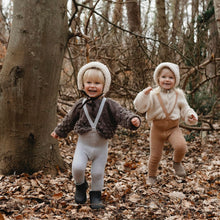 画像をギャラリービューアに読み込む, Teddy Warmy Tights / Pearl Grey