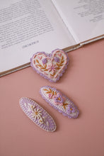 画像をギャラリービューアに読み込む, Embroidery flower hairpin