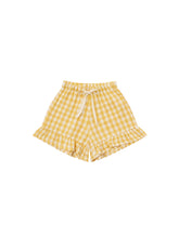 画像をギャラリービューアに読み込む, Honeycomb Gingham Frill Shorts