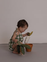 画像をギャラリービューアに読み込む, Dill Gingham Spaghetti Bodysuit