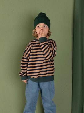Rel Sweater / Navy Stripe