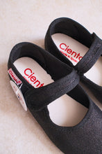 画像をギャラリービューアに読み込む, Cienta  | Glitter single strap shoes  | NEGRO