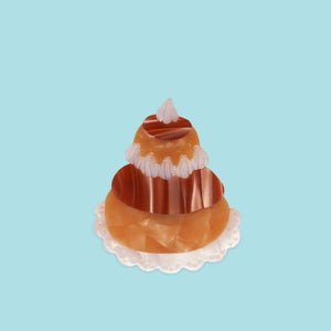 Religieuse Pastry Hair Clip