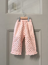 画像をギャラリービューアに読み込む, lace fabric pants / baby pink