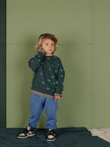 Stamp Sweater / Moss