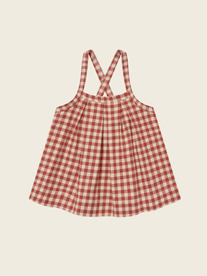 Paprika Gingham Tribe Skirt