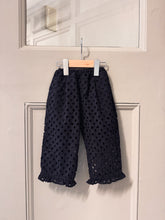 画像をギャラリービューアに読み込む, lace fabric pants / charcoal