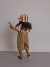 画像をギャラリービューアに読み込む, Wheat Terry Cropped Dungarees