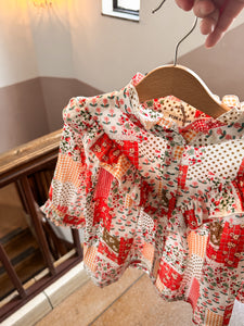 MULTIFLOWERS AND STRAWBERRY BLOUSE (Kids)