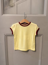 画像をギャラリービューアに読み込む, 〚Coming soon〛sheer ringer T / cream yellow