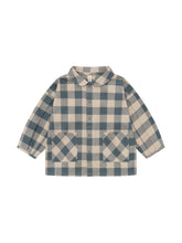 画像をギャラリービューアに読み込む, 【ラスト1点】Fog Blue Gingham Lodge Shirt