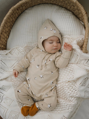 Cotton Field Suit w/ contrast feet