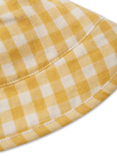 画像をギャラリービューアに読み込む, Honeycomb Gingham Bucket Sun Hat