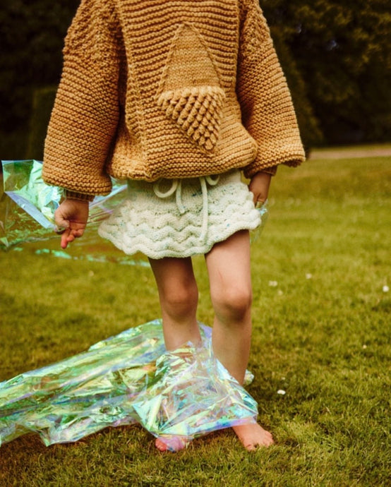 【ラスト1点】Celeste skirt / Turquoise confetti