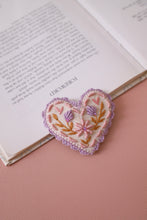 画像をギャラリービューアに読み込む, 【当店限定】Embroidery heart hairpin