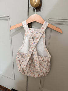 floral pattern code rompers / ivory