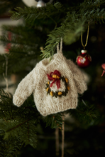 画像をギャラリービューアに読み込む, Sweater ornament Wreath - Cream White