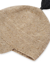 画像をギャラリービューアに読み込む, Oatmeal contrast Tassel Hat