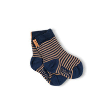画像をギャラリービューアに読み込む, 【ラスト1点】Striped Socks / Navy Stripe
